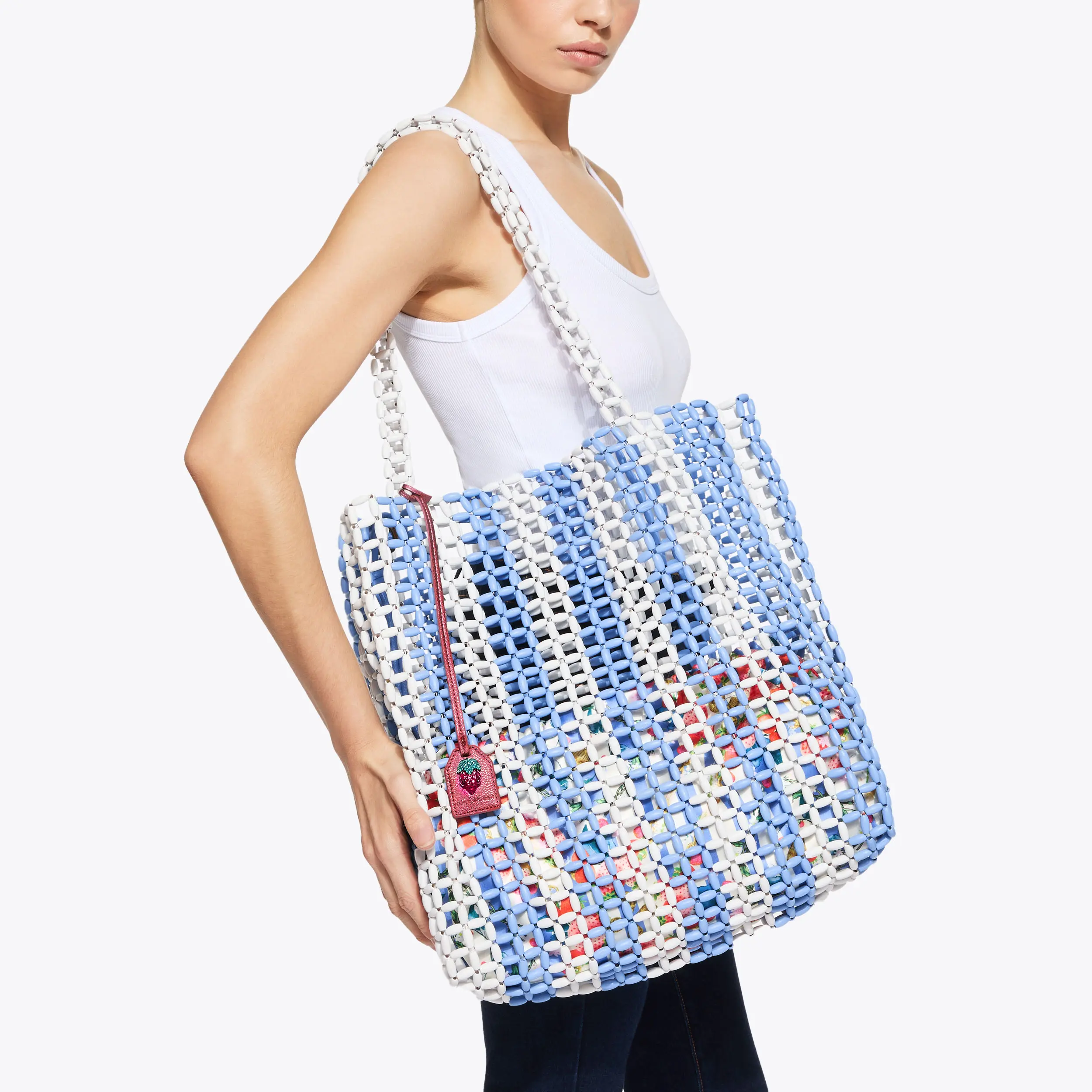 Beaded Kensington Shopper Bag