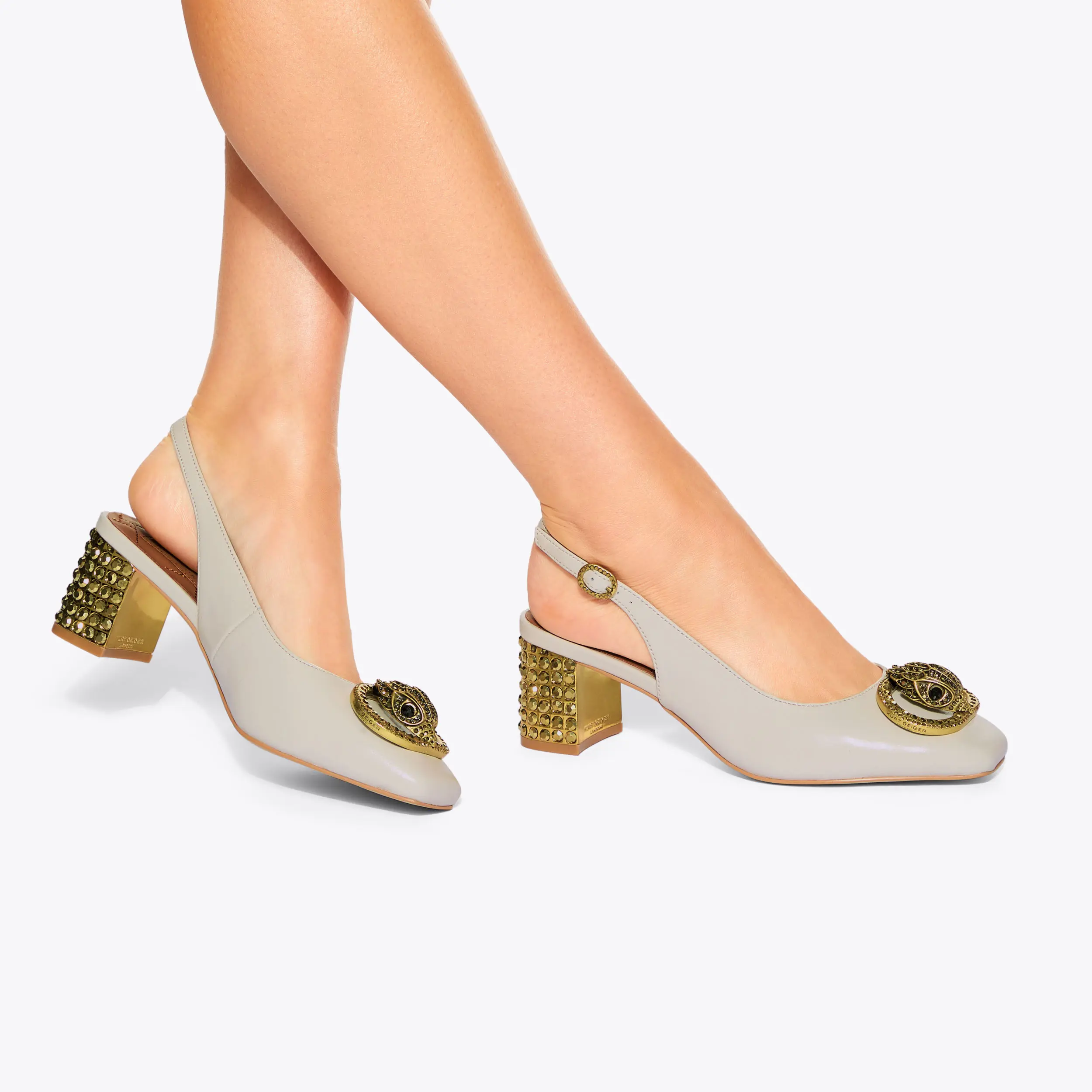 Chelsea Block Sling Back Heel