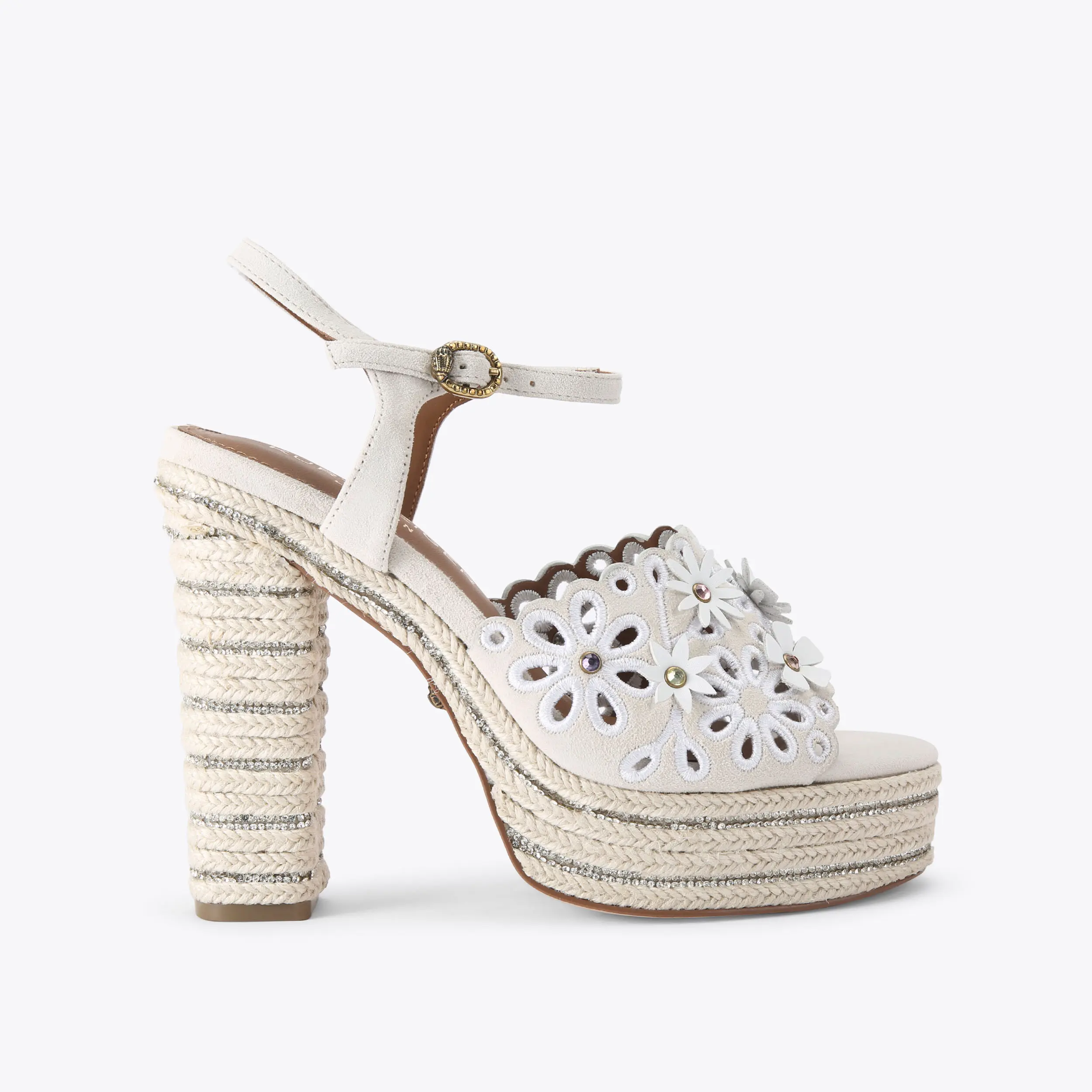 Platform Flower Sandal