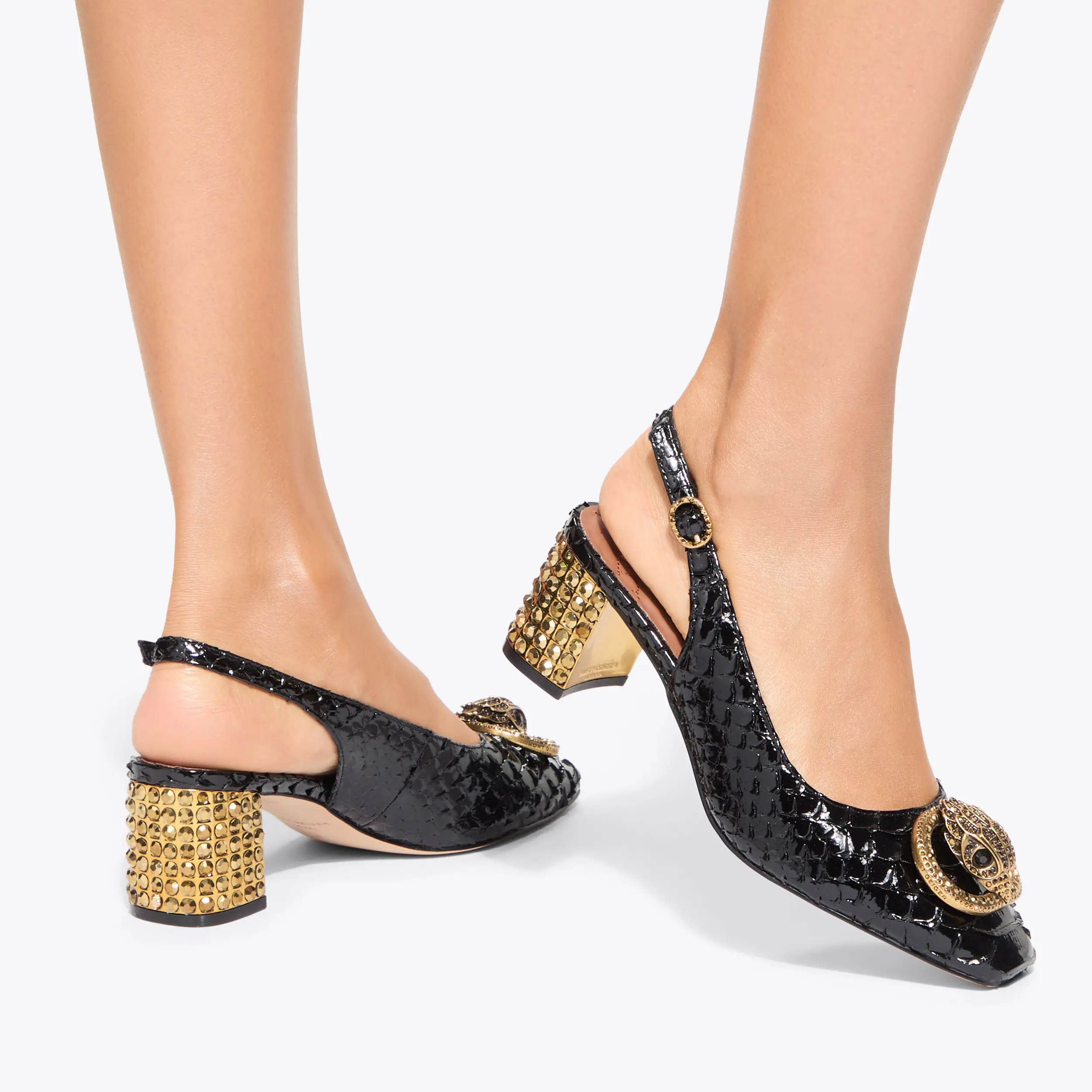 Chelsea Block Slingback Heel