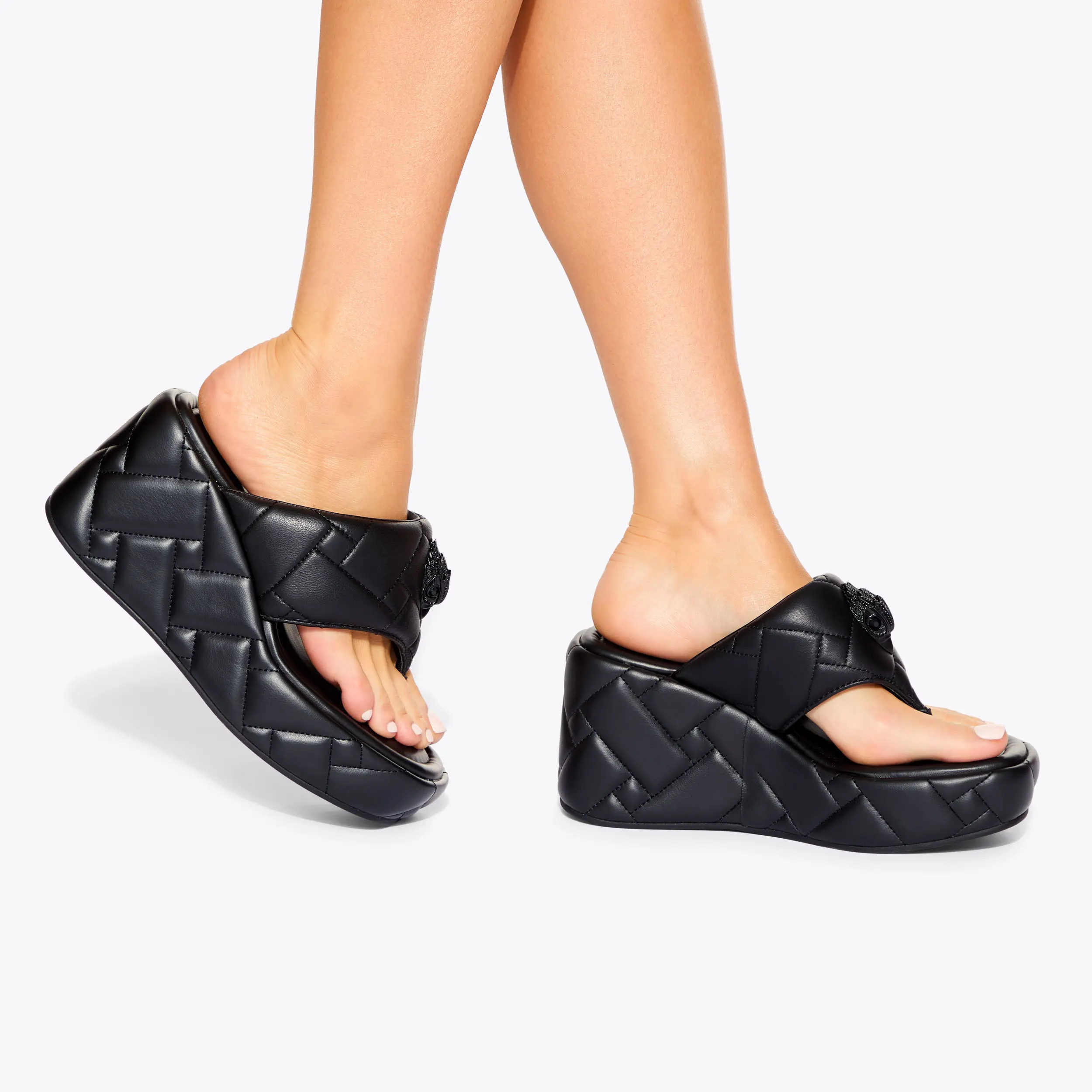 Kensington Puff Wedge Sandal