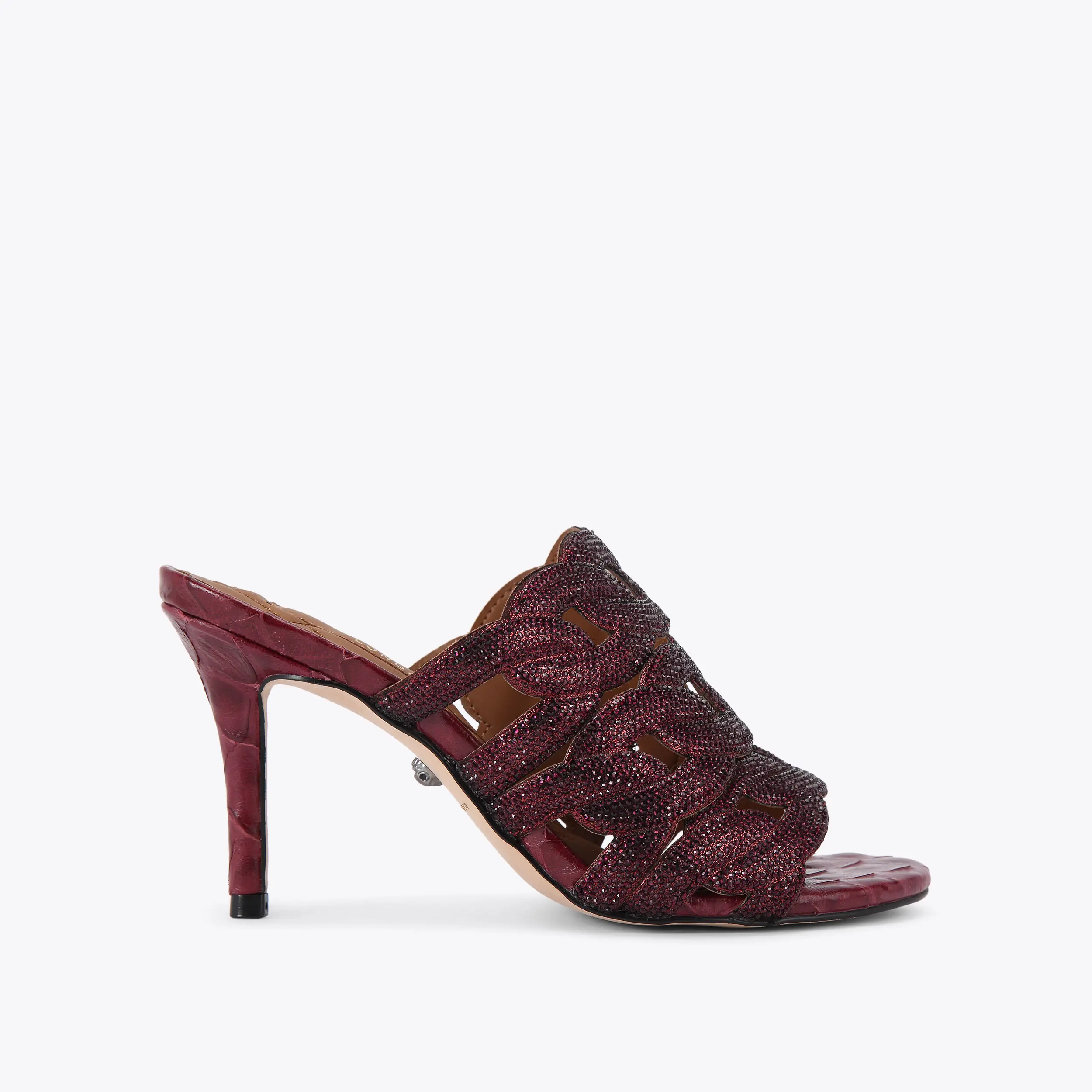 Crystal Chain Heel