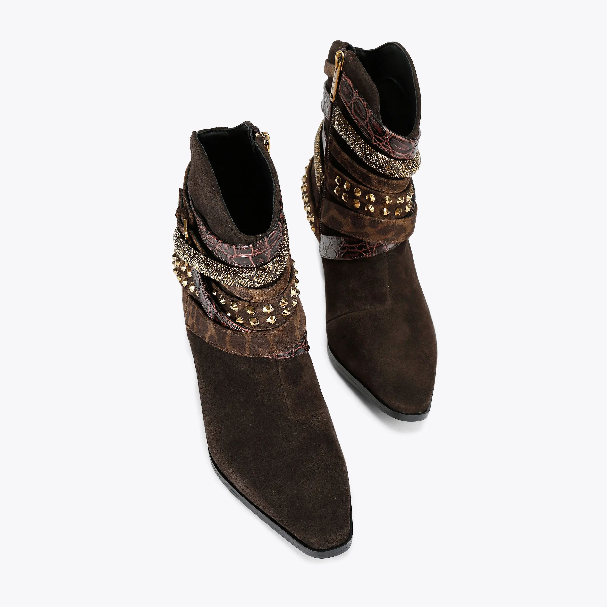 Multi Strap Western Boot