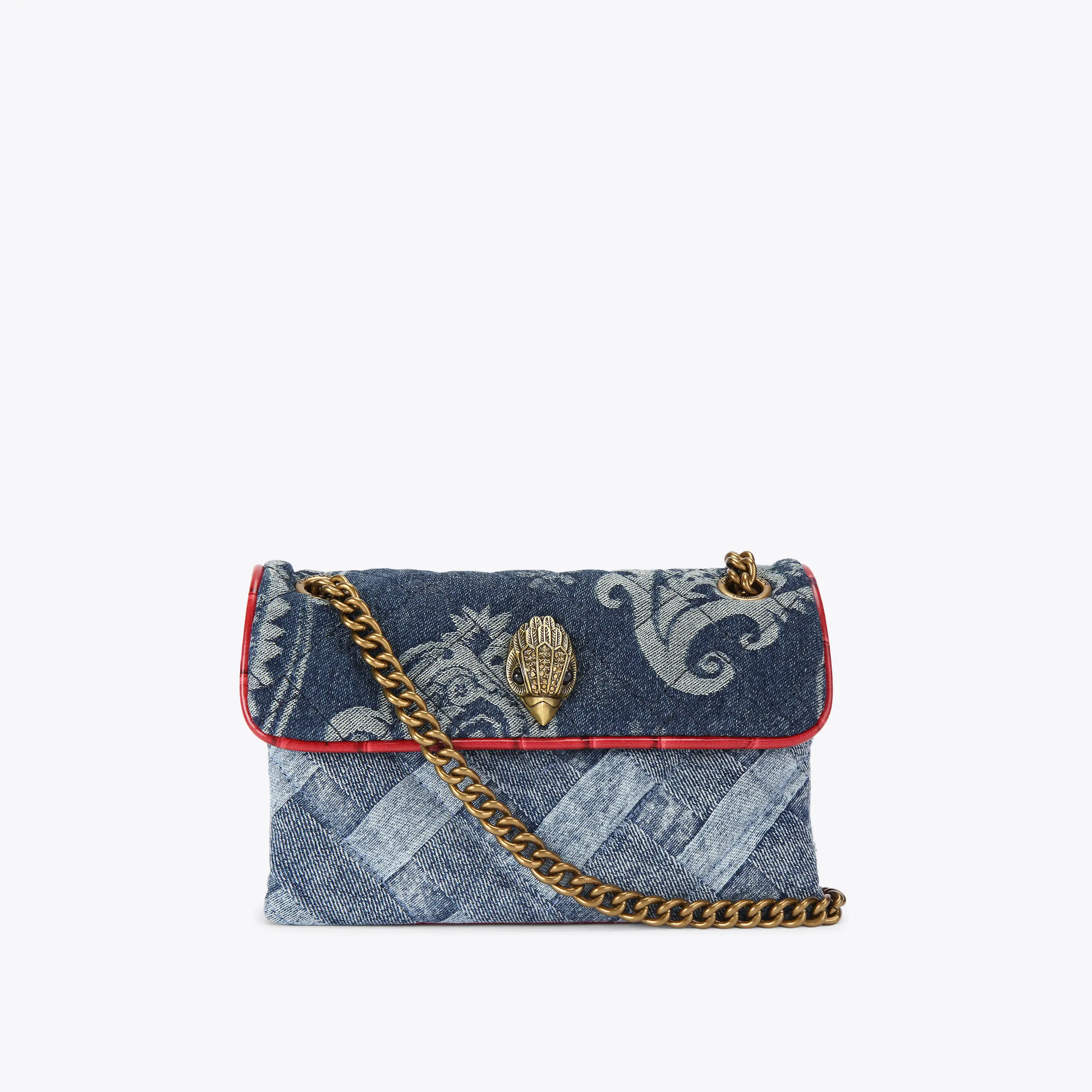 Mini Denim Kensington Bag