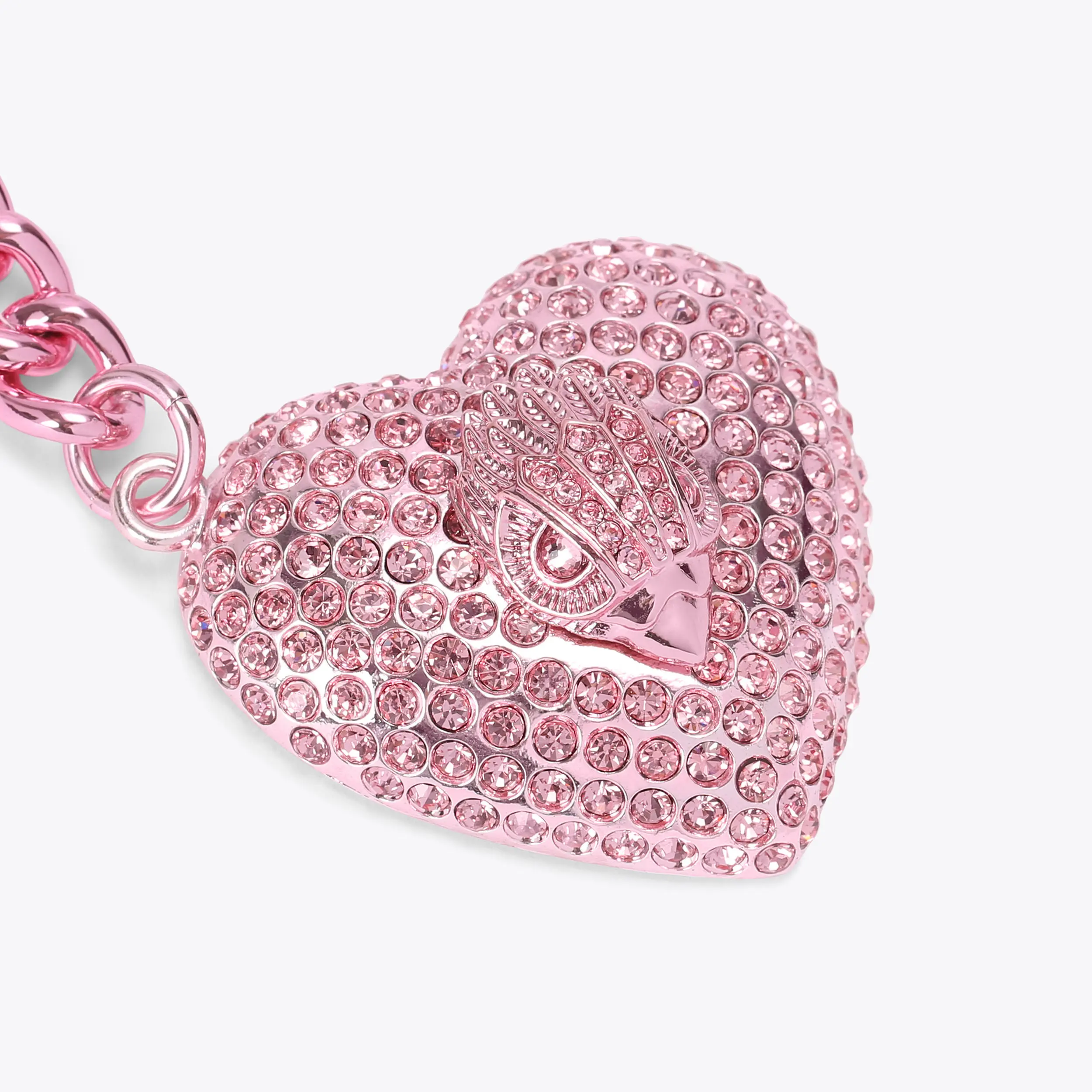 Heart Crystal Keyring