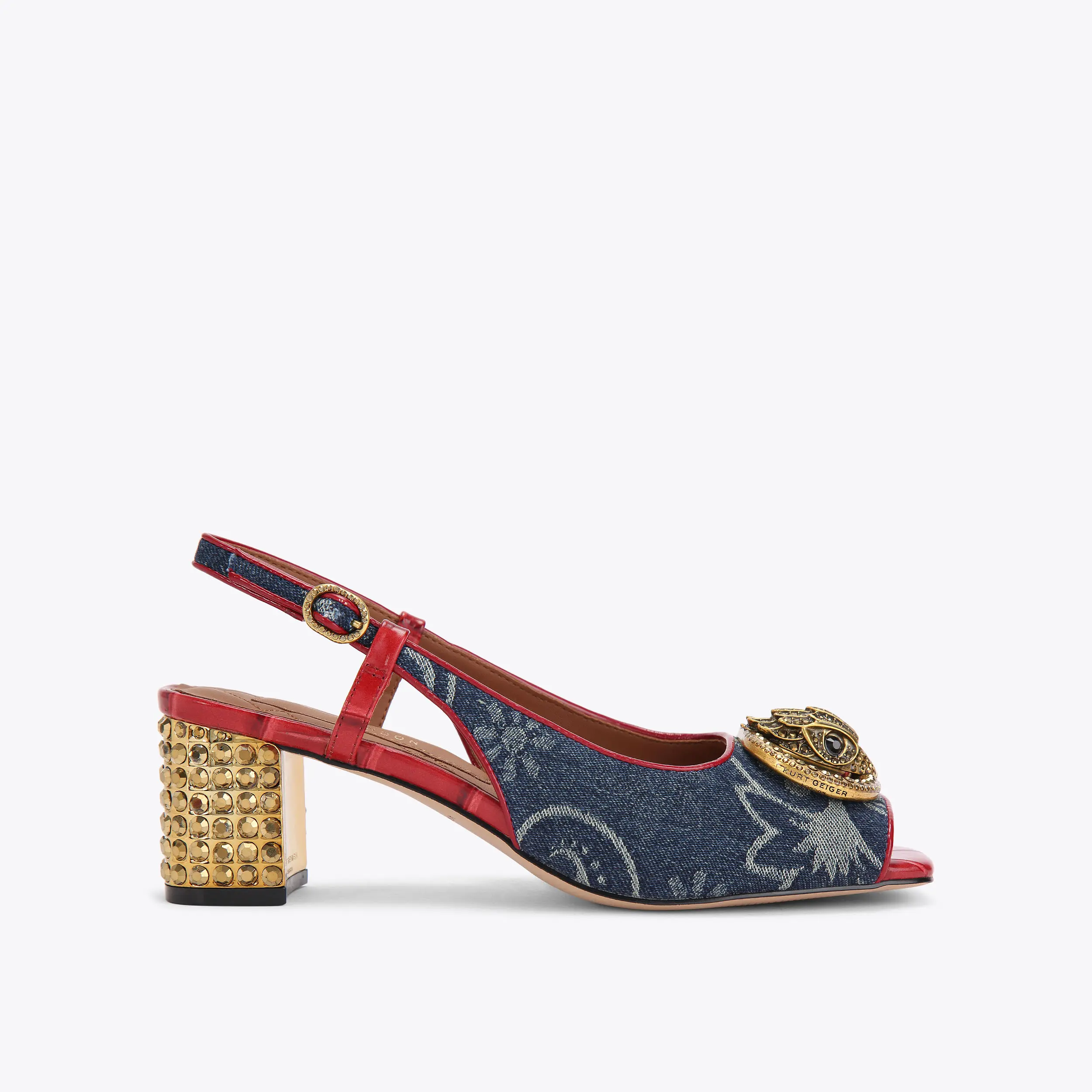 Chelsea Block Sling Back Heel