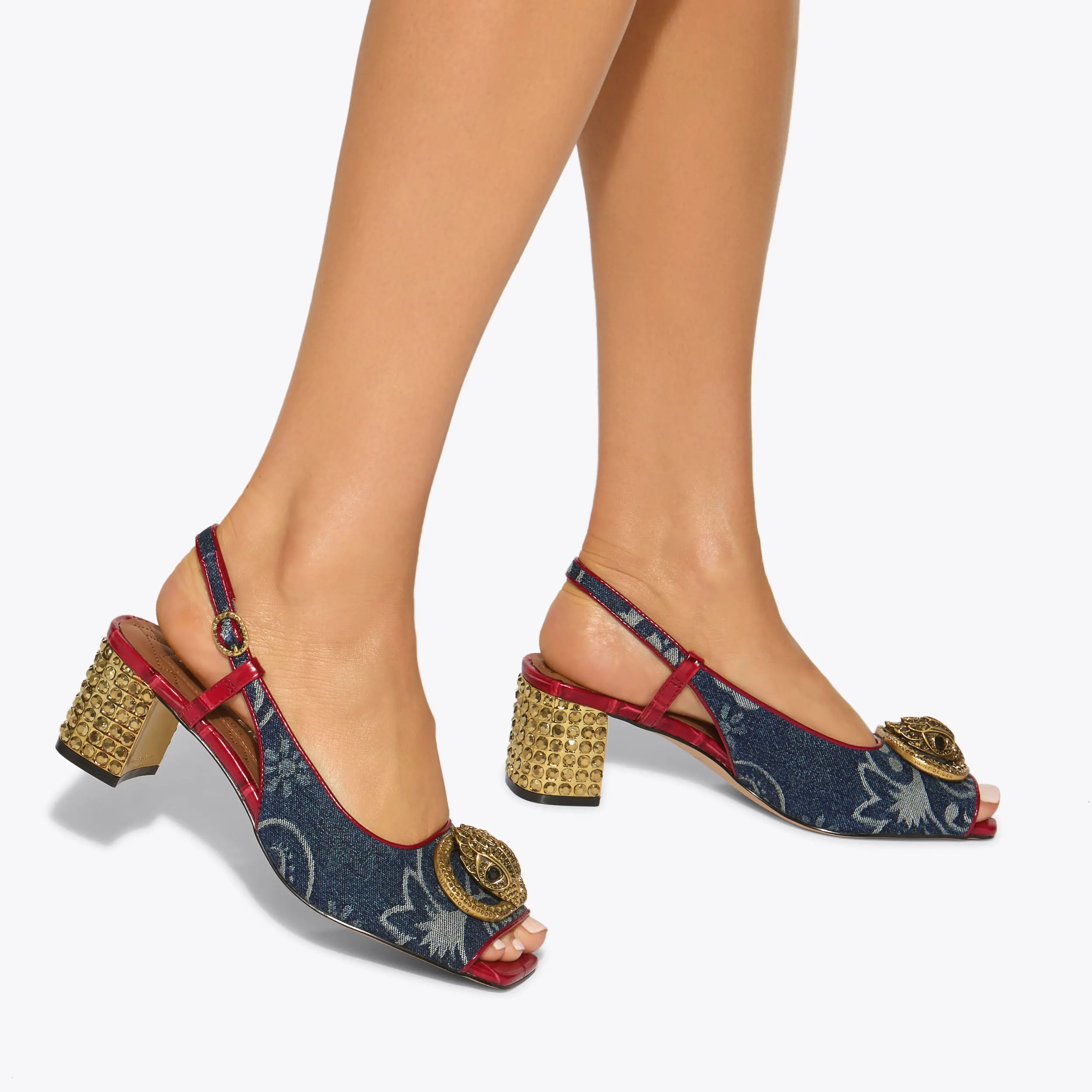 Chelsea Block Sling Back Heel