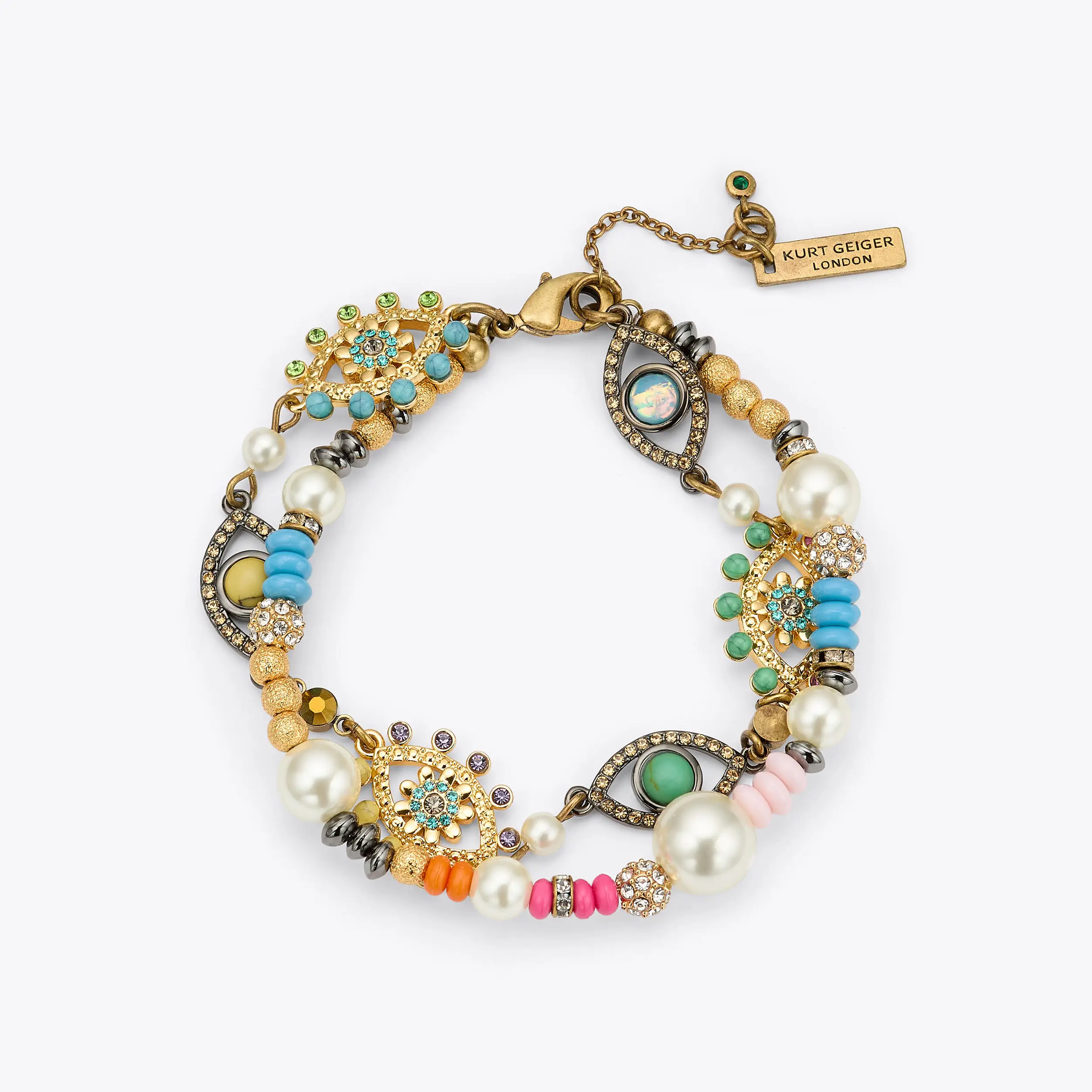 Multi Strand Eye Bracelet