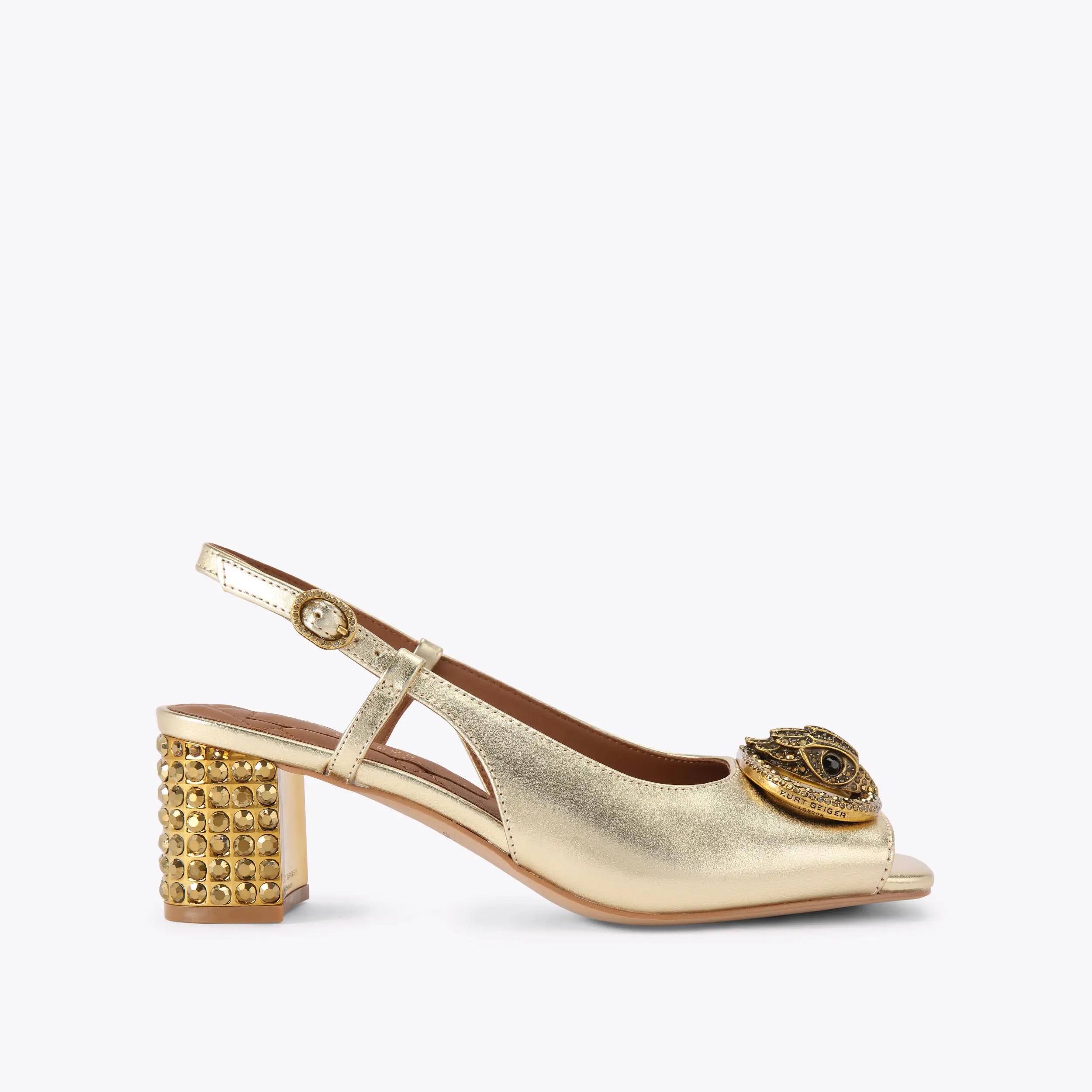 Chelsea Block Sling Back Heel